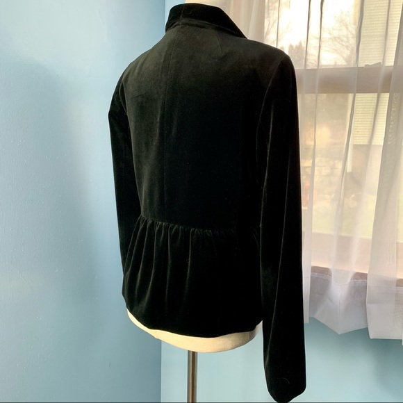 J. Crew Eden Black Velvet Blazer - Picture 5 of 9